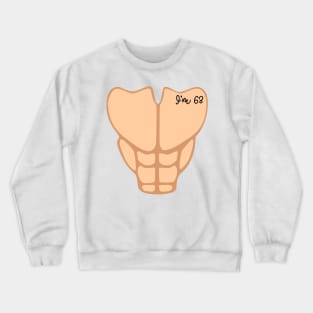 Six Pack I'm 63th Birthday Funny Men Crewneck Sweatshirt